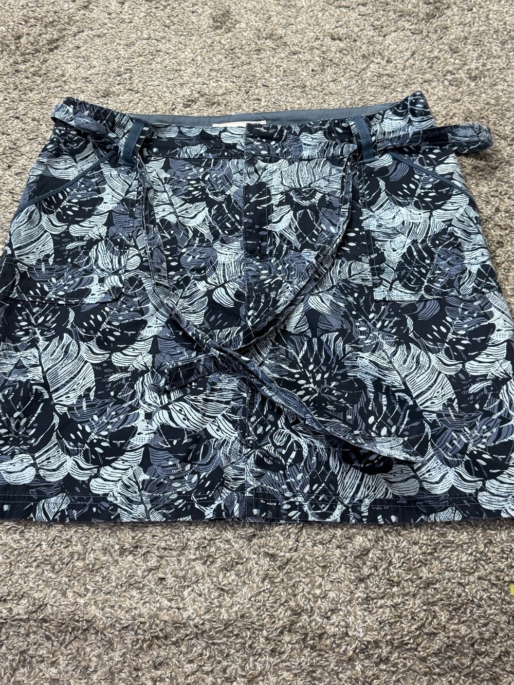 Crazy Shirt Skirt Floral Hawaiian Belted